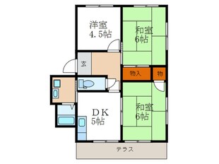 ガーデンハウス南禅寺Ｂ棟の物件間取画像